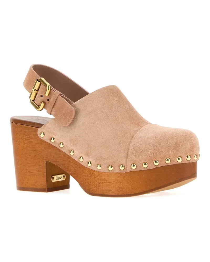 Chloé Jeanette Clog — Pink Pink
