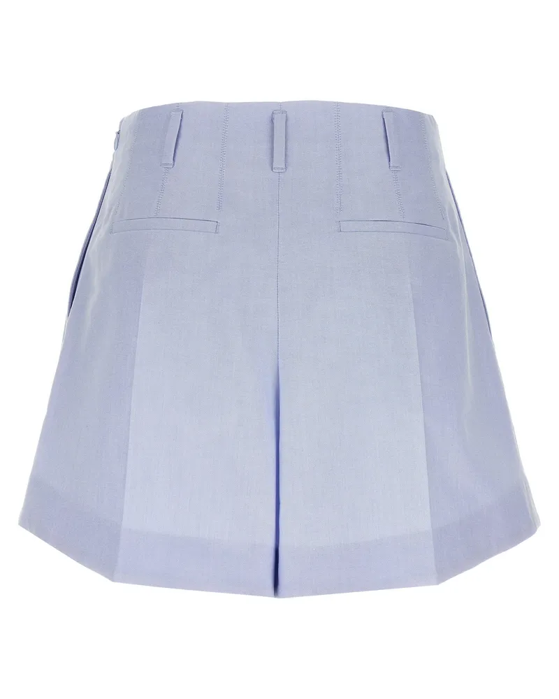 Givenchy Logo-Embroidered Cotton Shorts — Lavender Lavender
