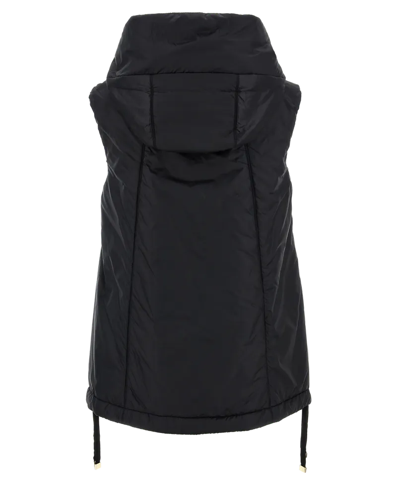 Max Mara Women's Black Polyester Sleeveless Jacket Clothing Black