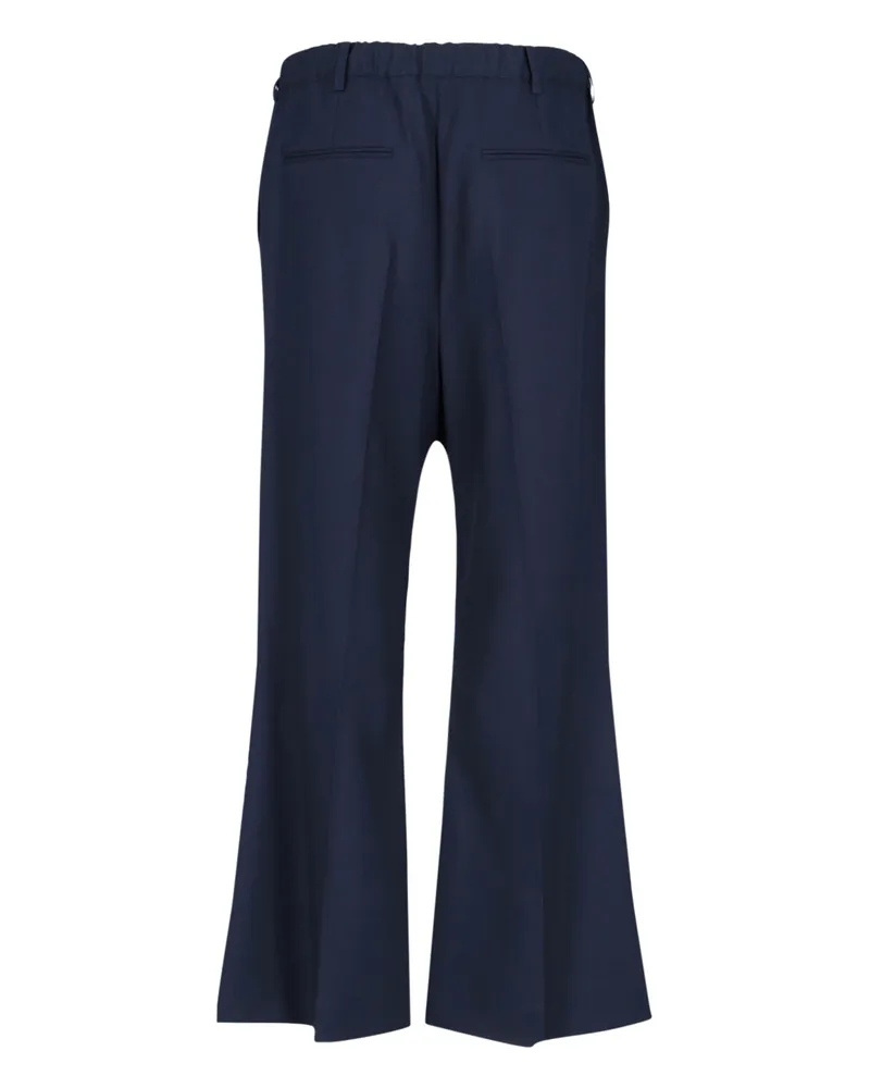 Marni Men's Trousers Blue Primary Fabric: Virgin Wool Navy