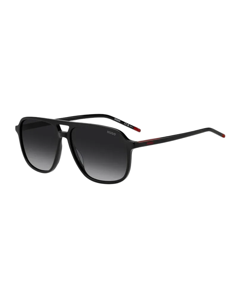 HUGO BOSS Men's Sunglasses Black Acetate Black