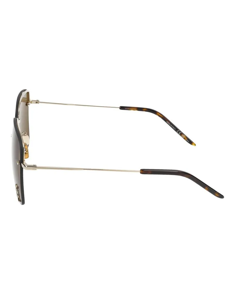 Saint Laurent Women's Sunglasses  Sl 312 M 014 Gold Brown 17-145 Metal Gold