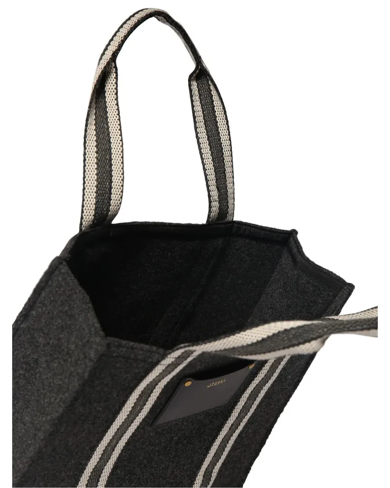 Isabel Marant Women's Aruba Puebla Tote Gray Leather Gray