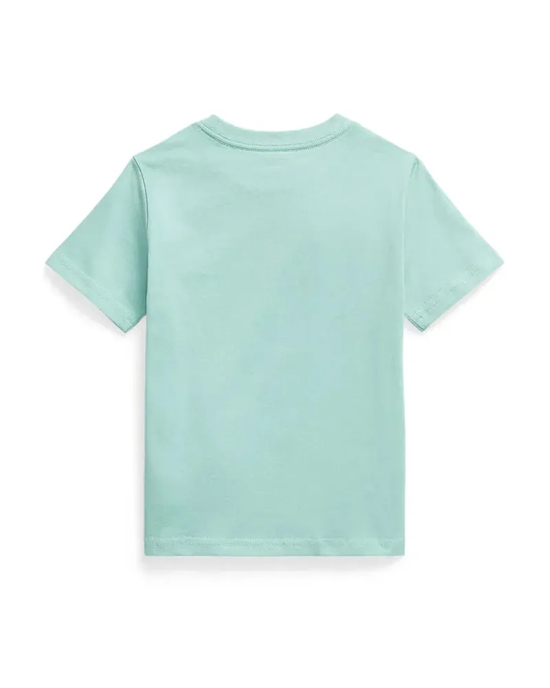Ralph Lauren Logo-Embroidered Cotton T-Shirt — Green Green