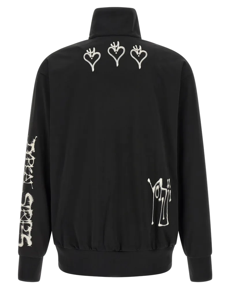 Y-3 Graphic-Print Technical Tricot Jacket — Black Black