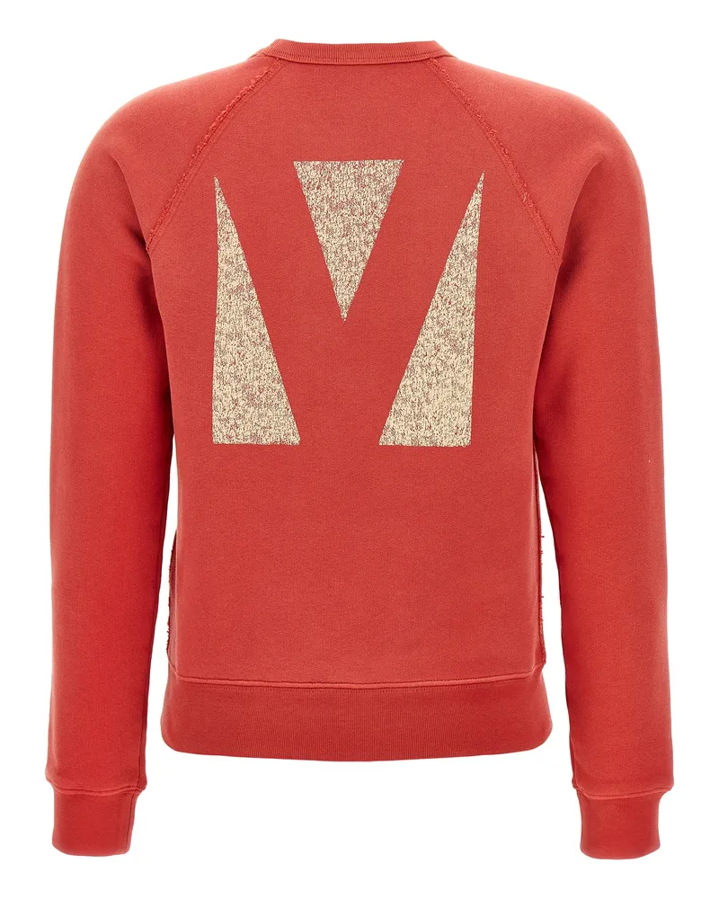 Valentino Garavani Women Multicolor Cotton Sweatshirt Clothing Red