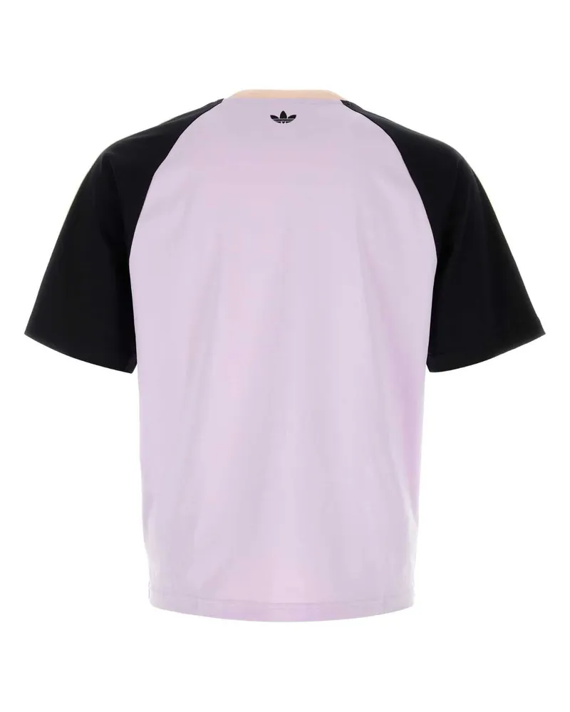 adidas Men's Lilac Cotton  X Wales Bonner T-Shirt Purpletntblack Exterior Purple