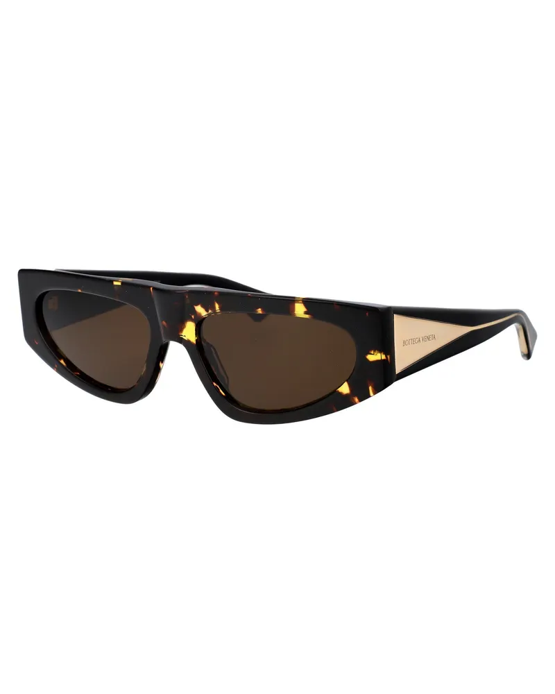 Bottega Veneta Women's Sunglasses Bv1277s Havana-Crystal-Brown Resin Brown