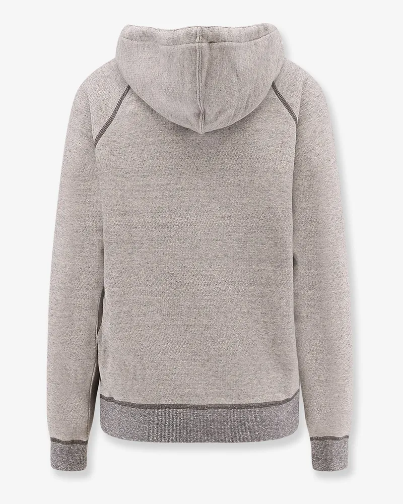 Chloé Women Sweatshirt Cotton-Blend Grey Sweatshirts Sweater Gray