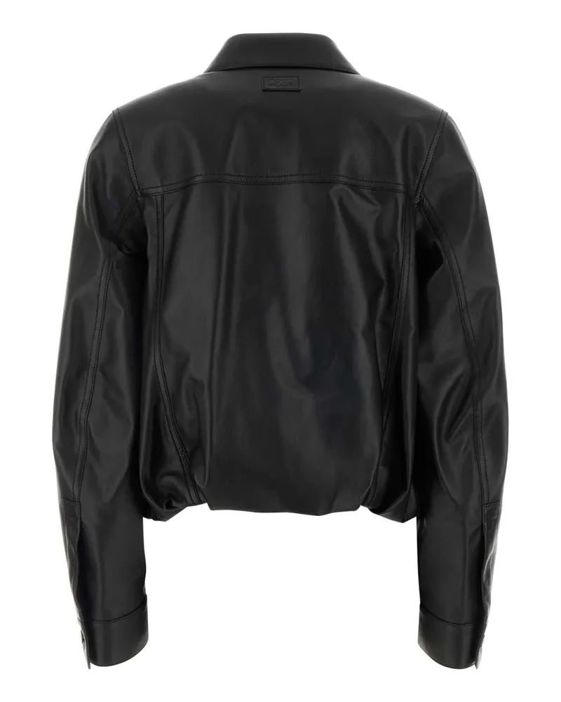 Loewe Women's Leather Jacket Black Lamb Black