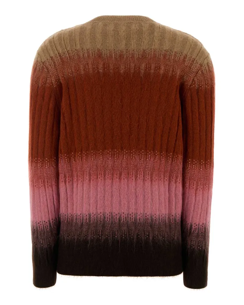 Fendi Fzxe17aylt F1tin Rust+blush Exterior: Mohair Nylon Wool Maglieria Sweater Multicolor