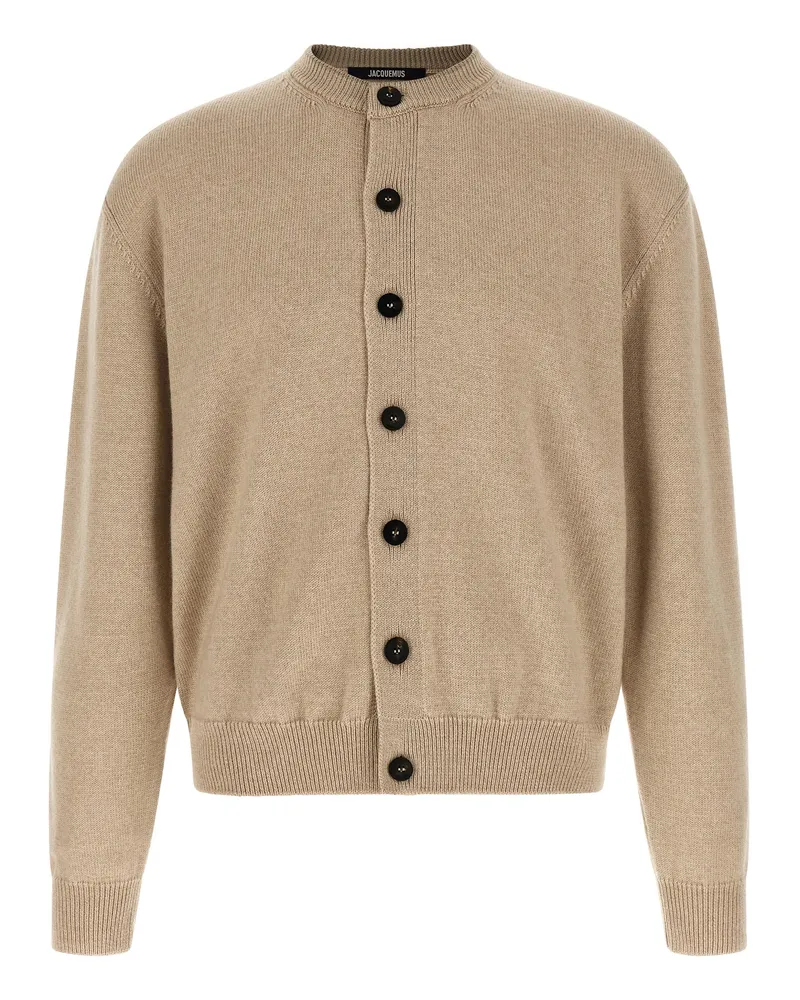 Jacquemus Cardigan — Beige Beige