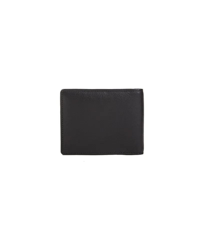 MOMO DESIGN Men's Wallet Black Polyurethane Bags Black