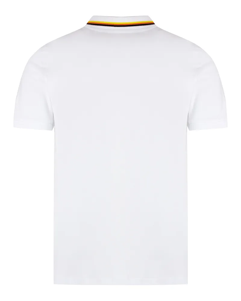 K-Way Men Jud Cotton-Piqué Polo Shirt White T-shirts And Polos White