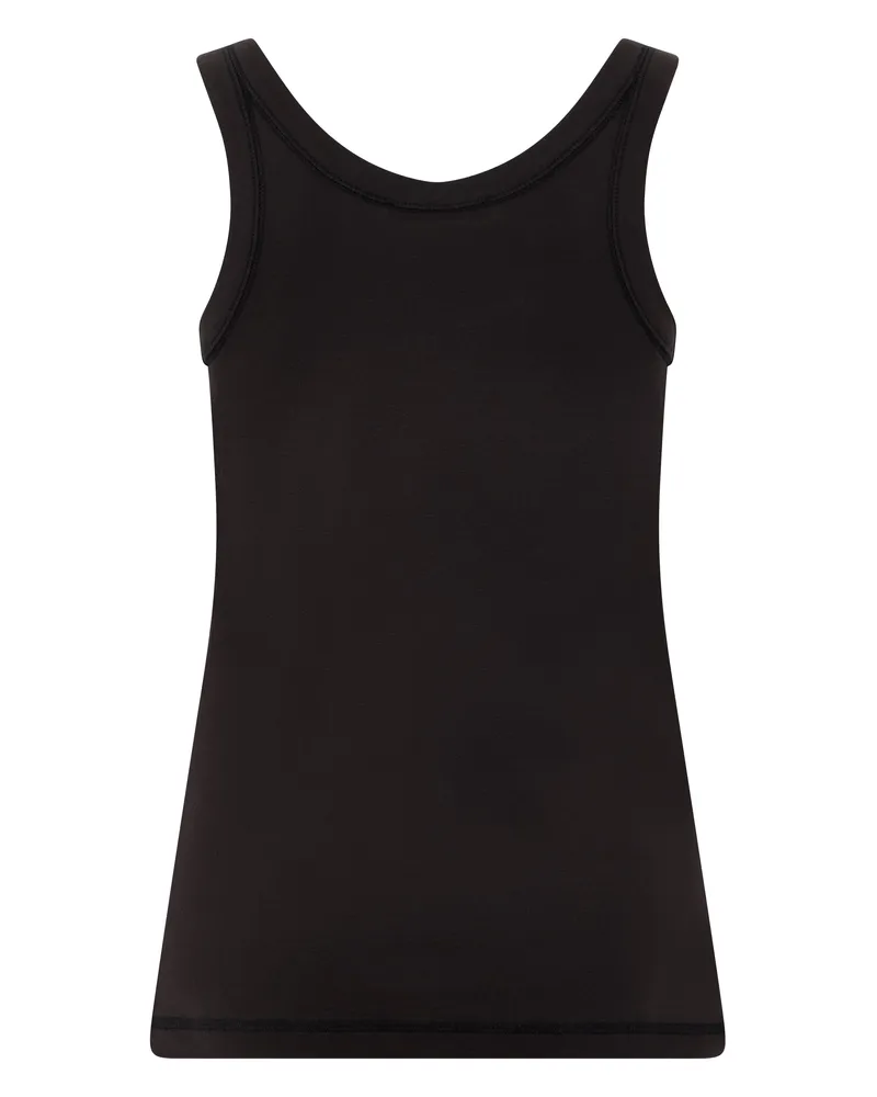 Christophe Lemaire Cotton Tank Top — Black Black