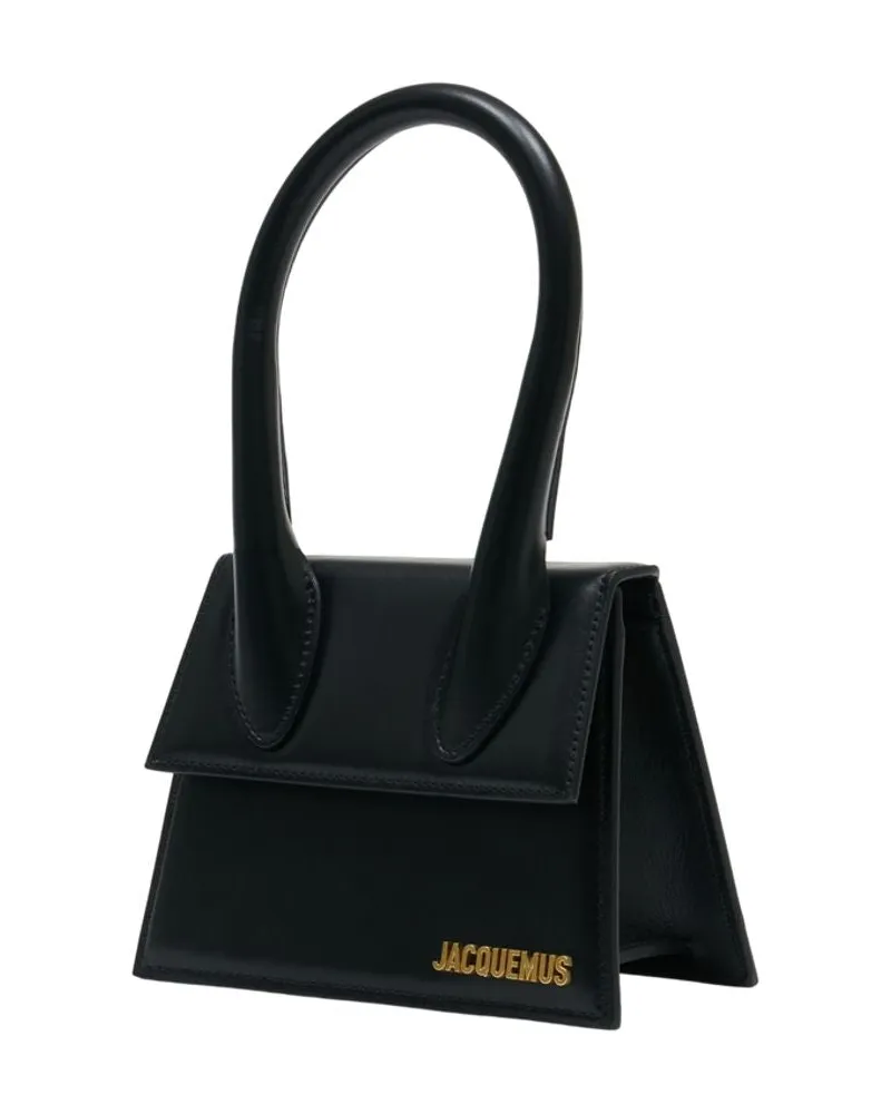 Jacquemus Women's Le Chiquito Moyen -  Leather Black Bags Handbags-Purses Black