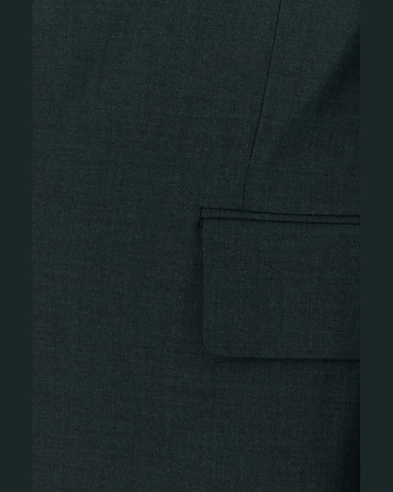 Victoria Beckham Virgin Wool Blazer — Green Green