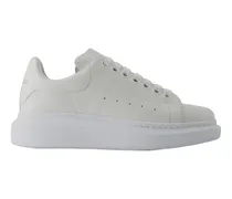 Women's Oversize Leather Sneaker White Calfskin