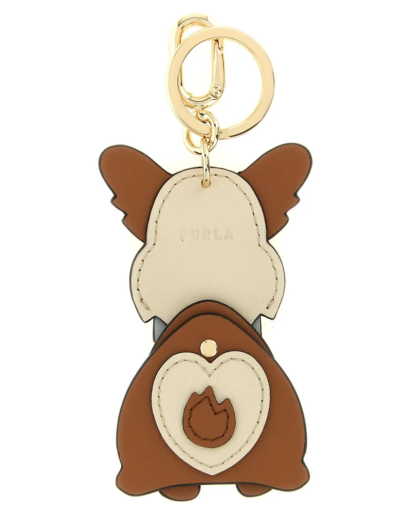 Furla Allegra Key Case — brown Brown