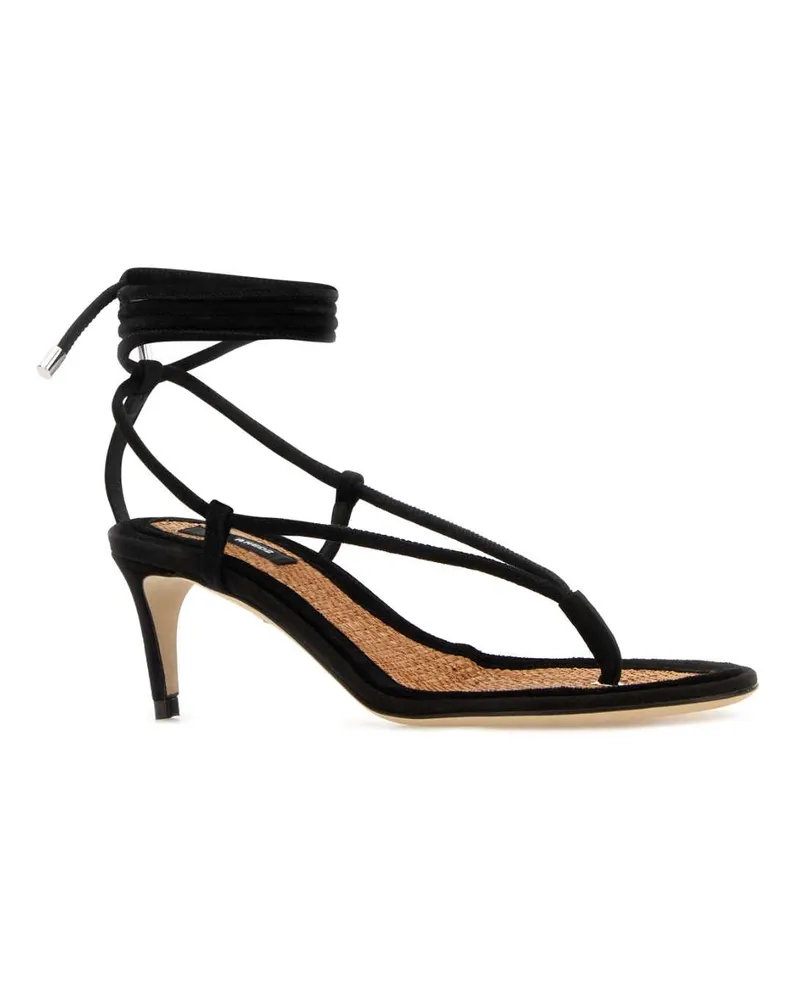 Dsquared2 Women's Heeled Sandal Black Leather Black
