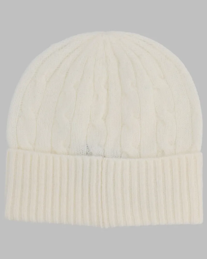 Ralph Lauren 455981442_003CREAM Wool-Cashmere Beanie — Ivory Ivory