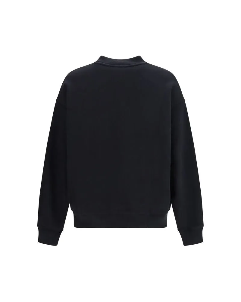 OFF-WHITE Men's Black Cotton Sweatshirt Clothing Black