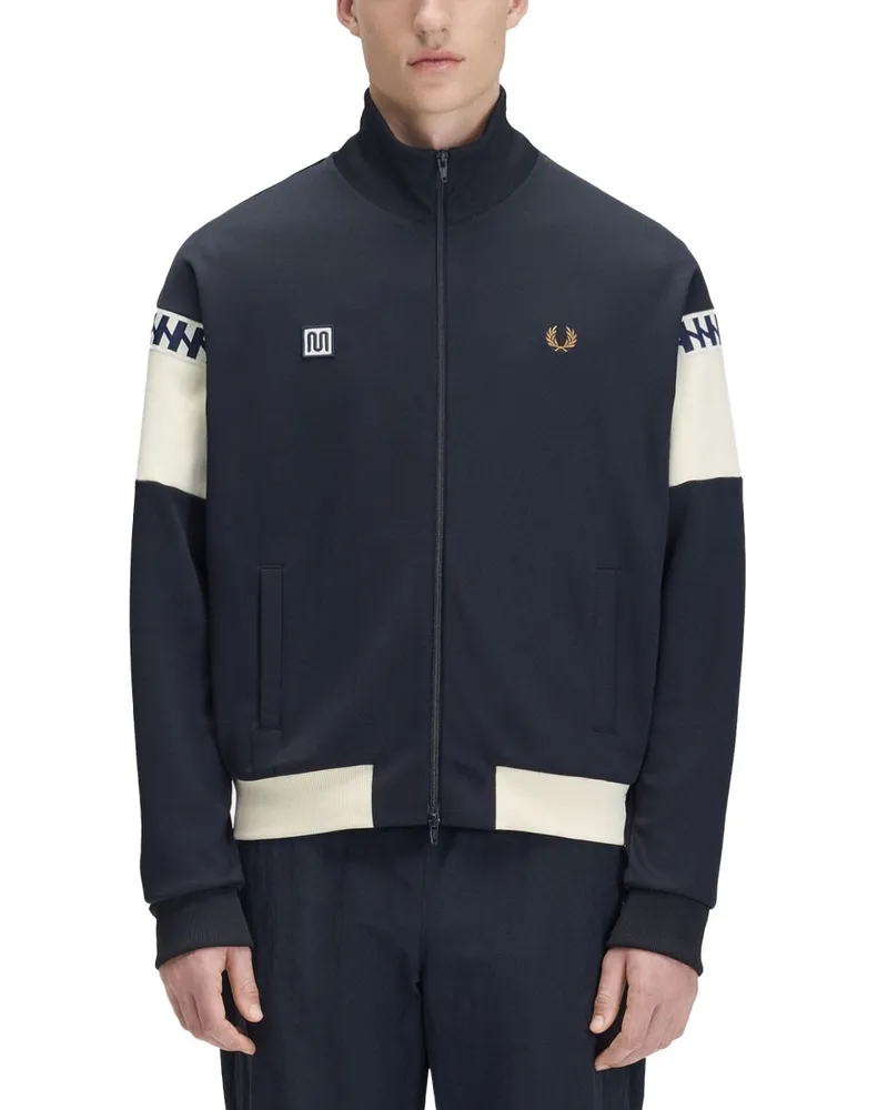 Fred Perry Cotton Blend Jacket — Blue Blue