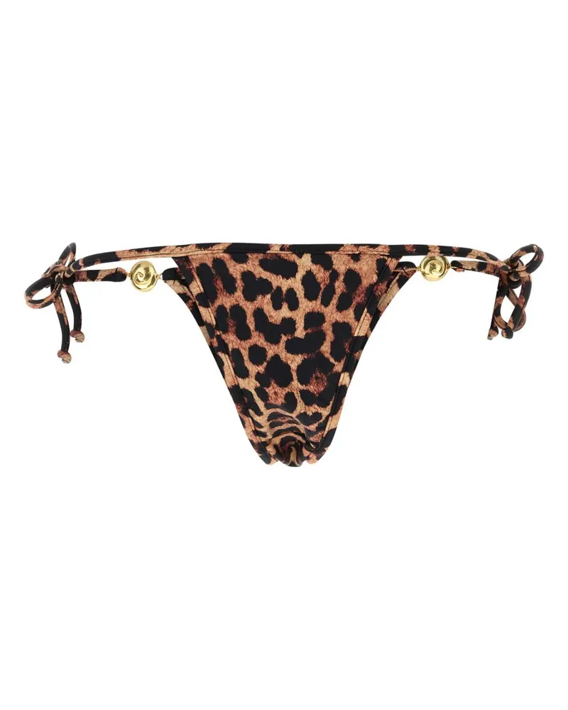 Reina Olga Carioca Bikini Bottom — Brown Brown