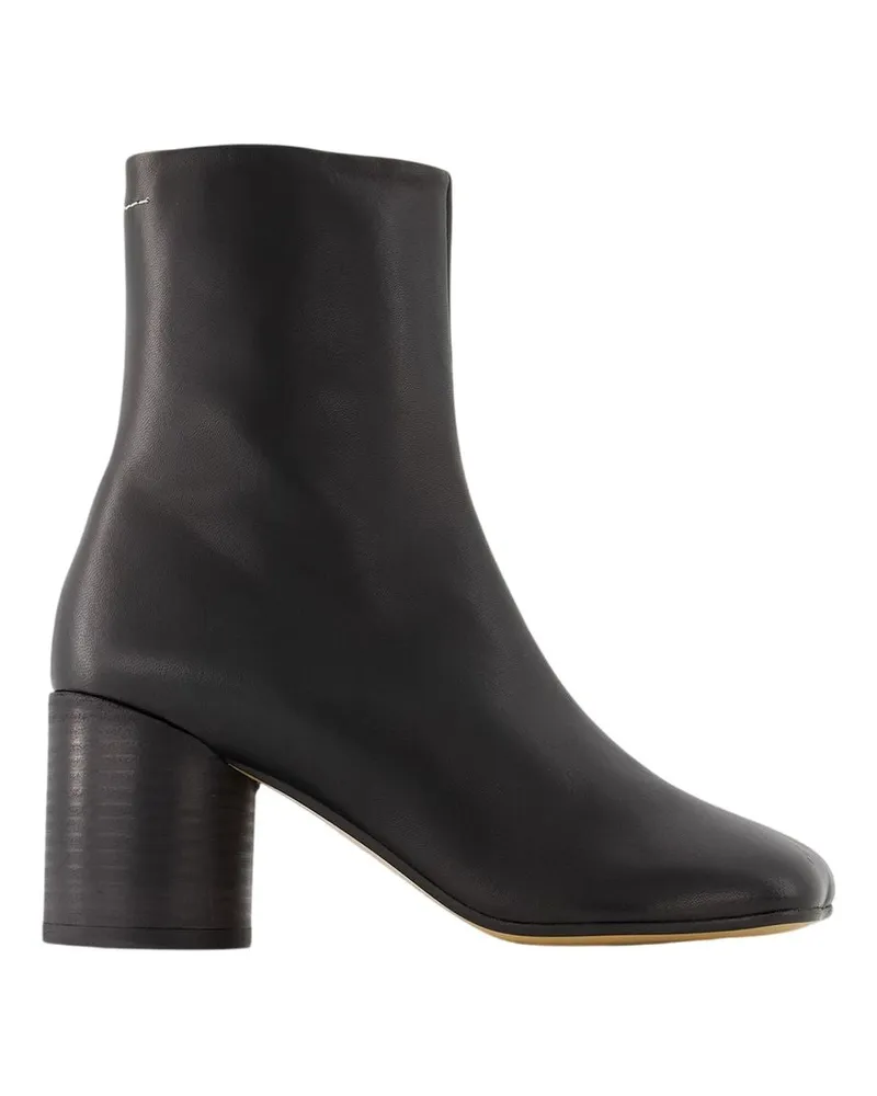 Maison Margiela Women's Ankle Boot Black Lambskin Black