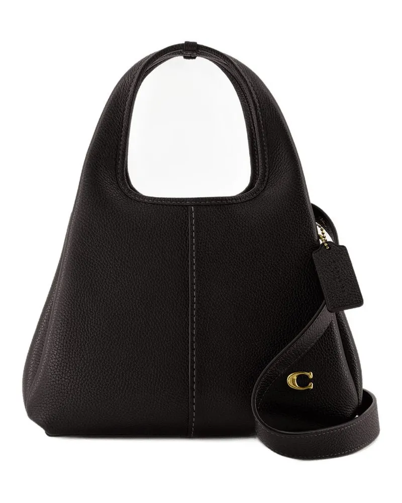 Coach Women's Lana 23 Shoulder Bag -  Leather Black Cowhide Shoulder-Hobo-Bags Black
