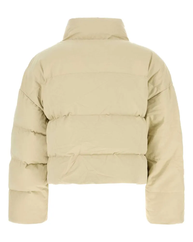 Entire Studios Unisex Sand Cotton Down Jacket Offwhite Piumini Beige
