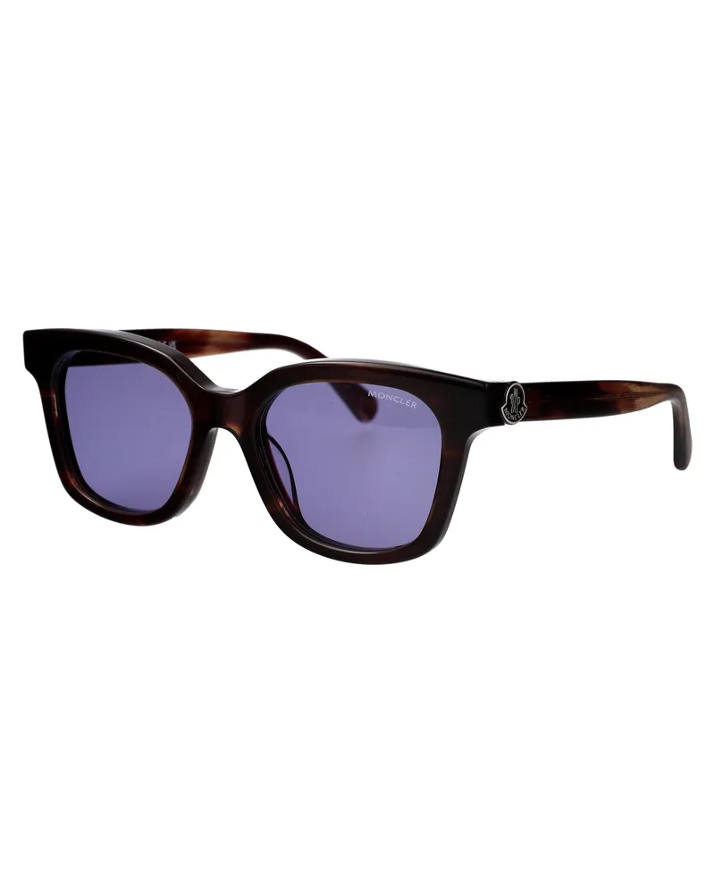 Moncler Men's Sunglasses Black Acetate Black