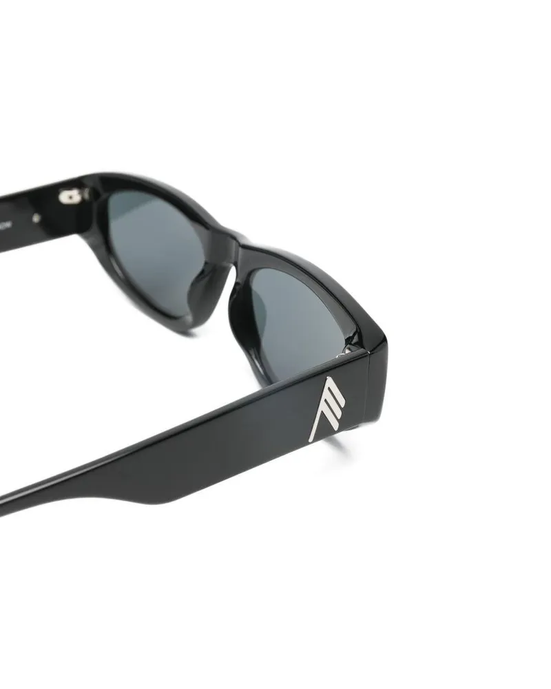 ATTICO Women's Sunglasses Maya D-Frame Black Acetate Black