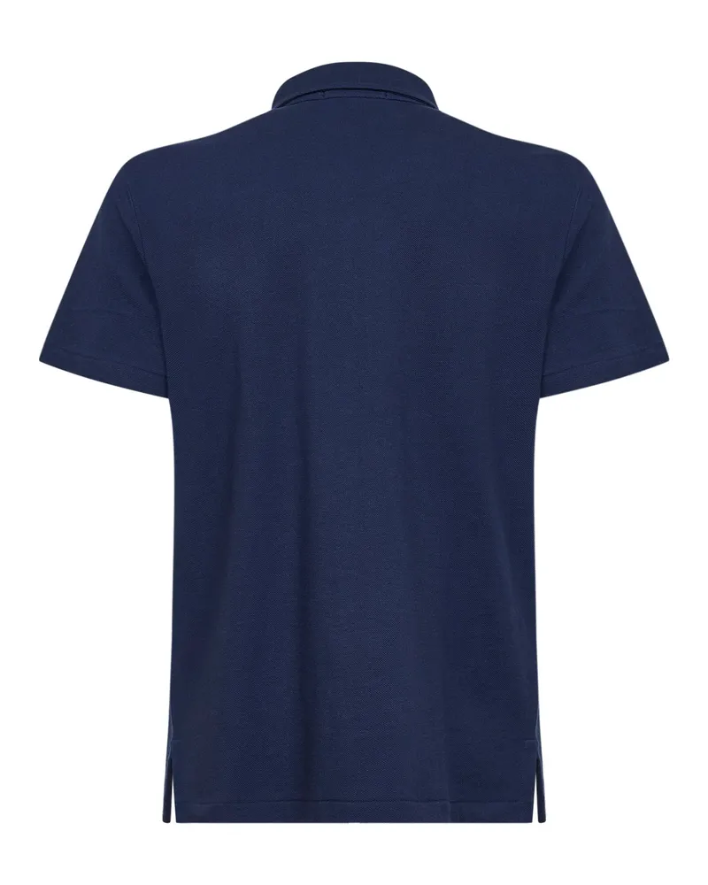 Ralph Lauren Piqué Polo Bear Embroidered Polo — Navy Navy