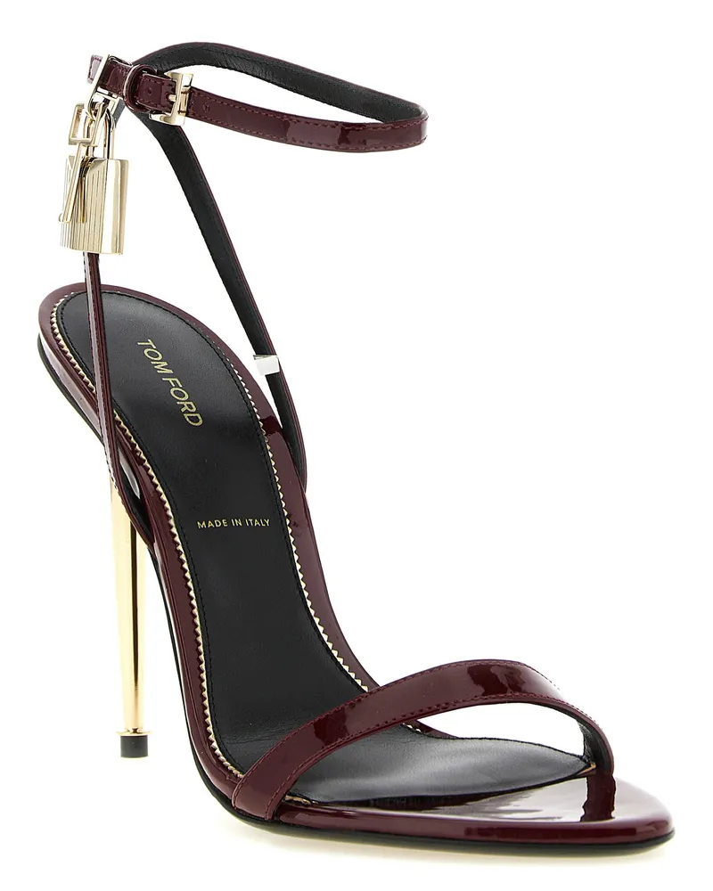 Tom Ford Sandal Heel — Burgundy Burgundy