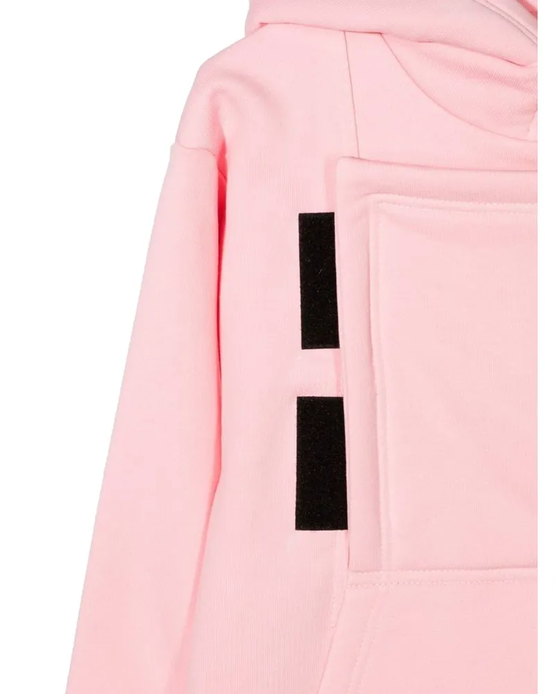 Givenchy Cotton-Blend Hoodie Dress — Pink Pink