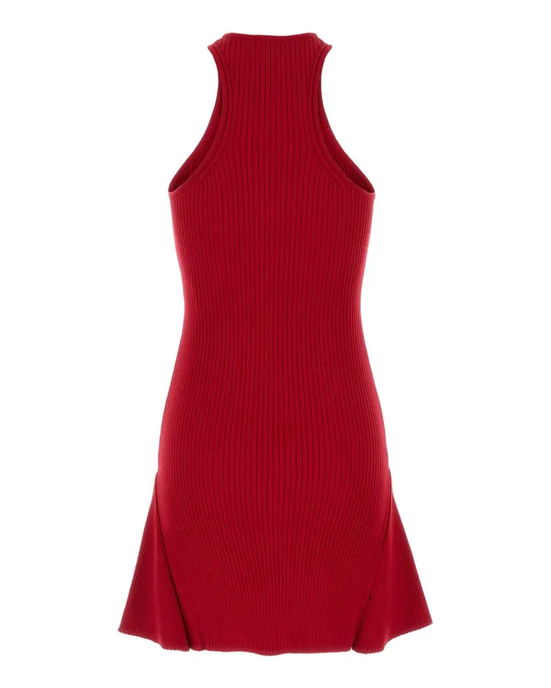 Courrèges Women Red Viscose Blend Dress Ruby Exterior: Polyester Abiti Red