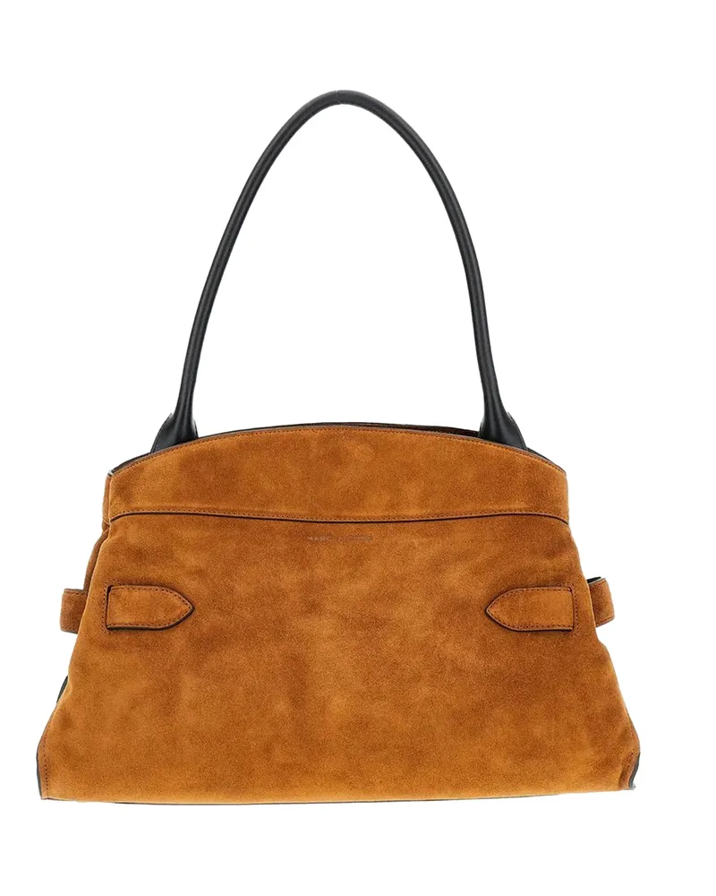 Marc Jacobs Women's Handbag Dakota Suede Sahara Cow Leather Handbags Hand Bags Brown