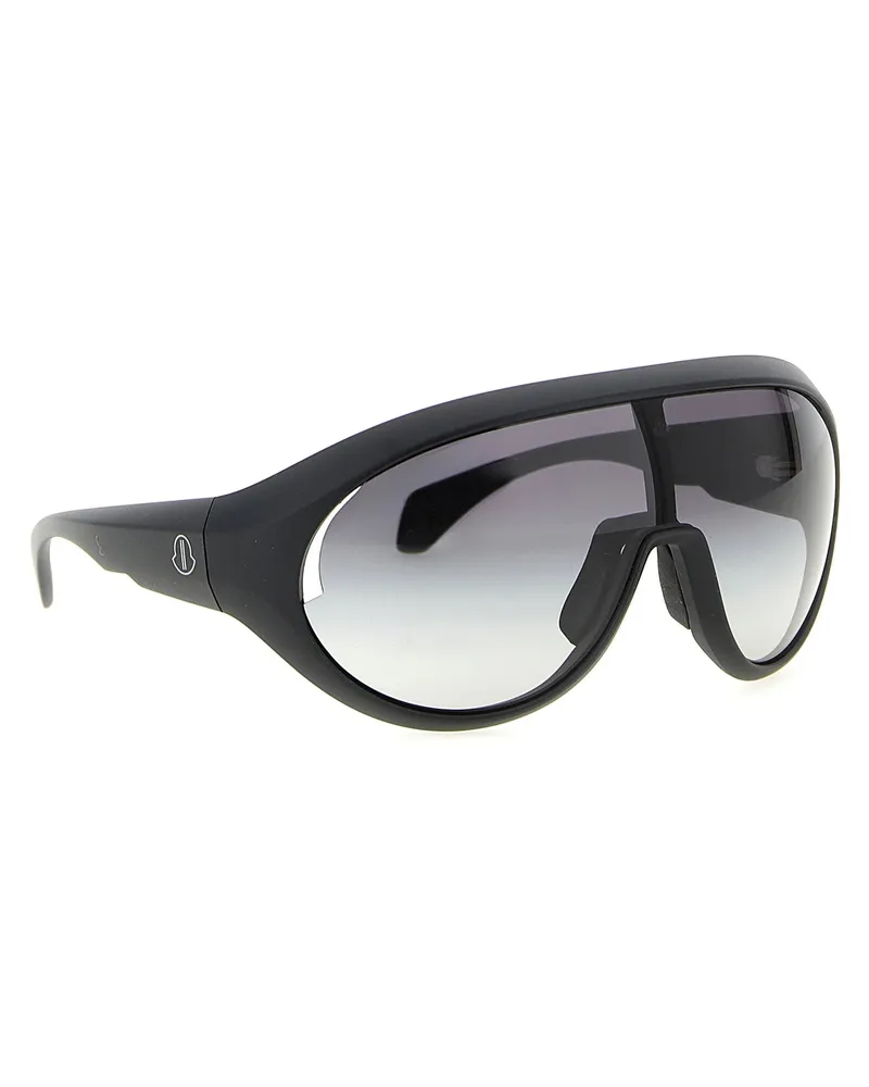 Rick Owens Bio Nylon Mask Style Sunglasses — Black Black