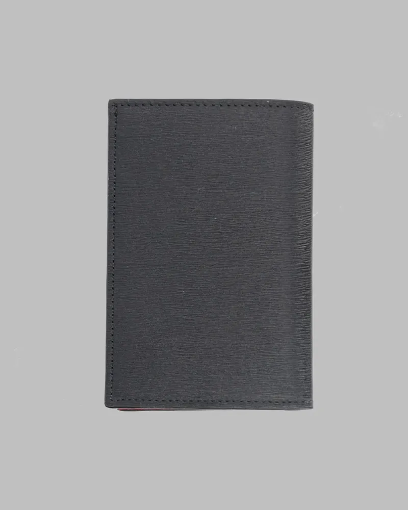 Paul Smith Bi-Fold Leather Wallet — Black Black