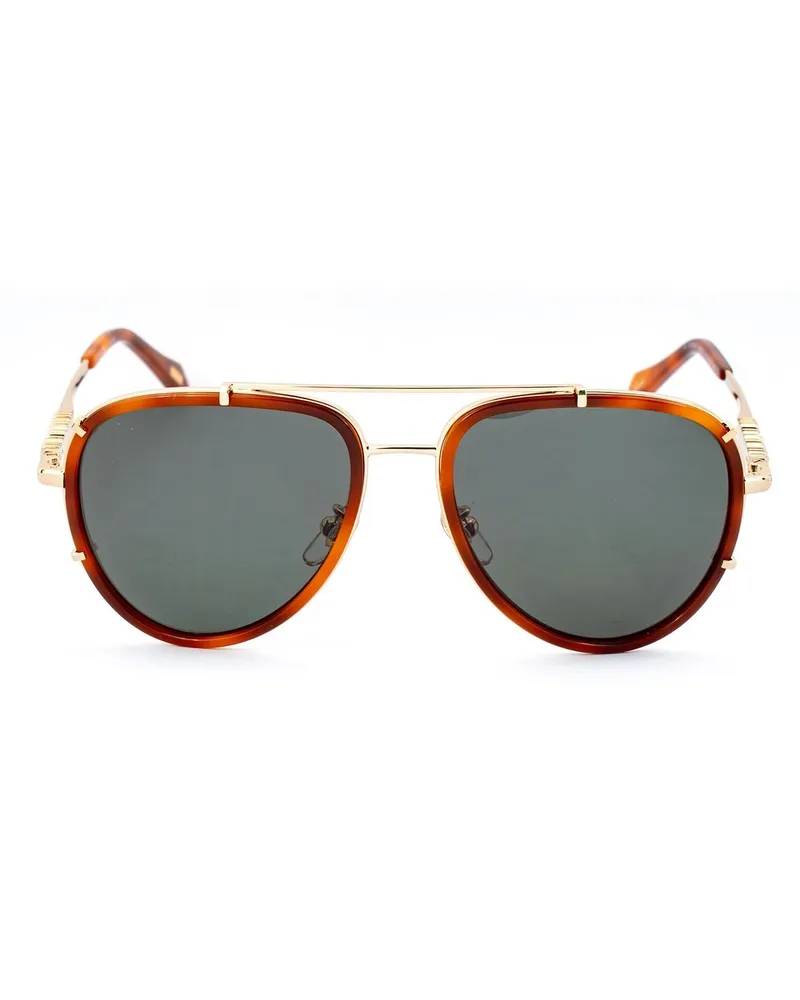 Just Cavalli Unisex Blue Metal Sunglasses Brown