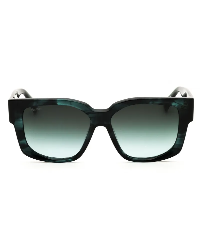 Max Mara Women's Mm0145 Sunglasses Brown Green