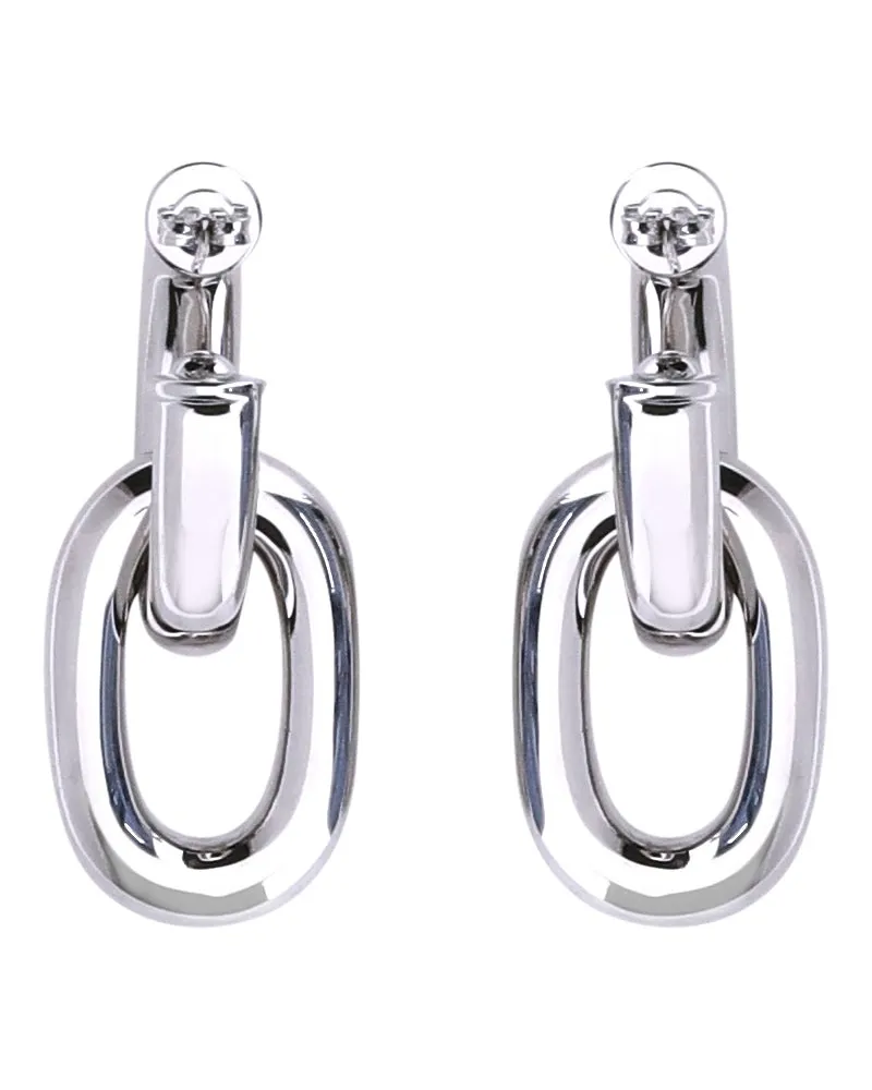 Paco Rabanne Double XL Earrings — Silver Silver
