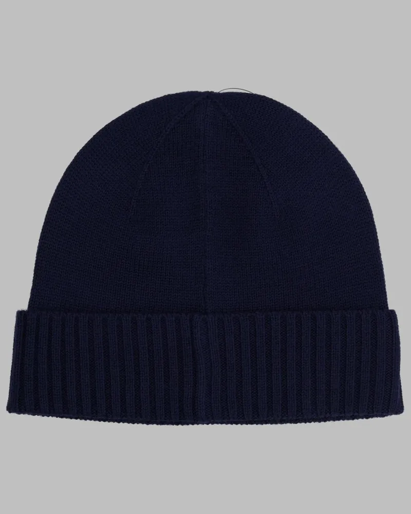Ralph Lauren 710886137_002HUNTERNAVY Wool Beanie — Navy Navy