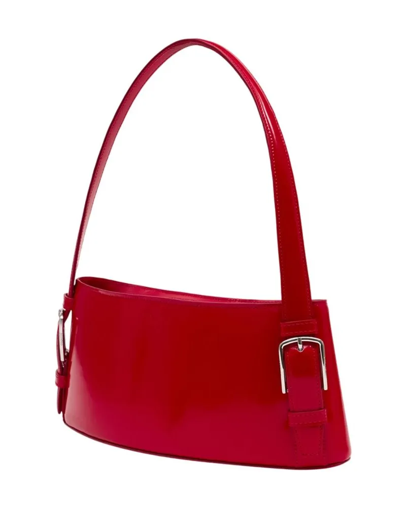 COPERNI Women's Ergonomic Shoulder Bag -  Leather Red Calfskin Shoulder-Hobo-Bags Red