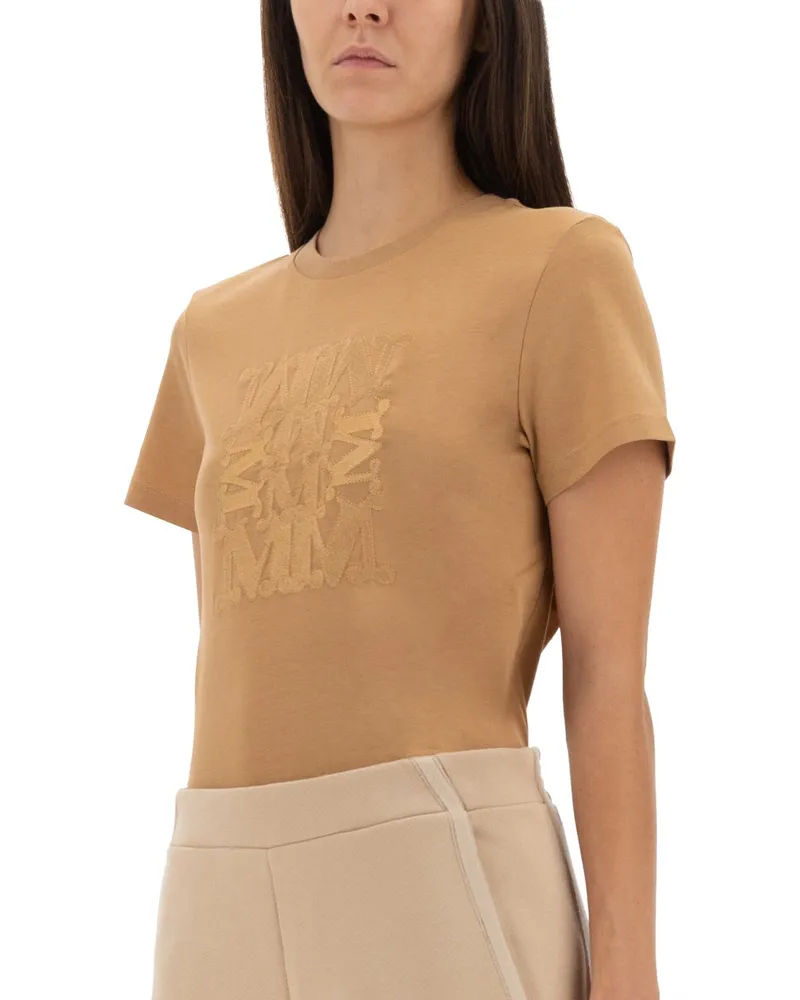 Max Mara Bravo T-Shirt — Beige Beige