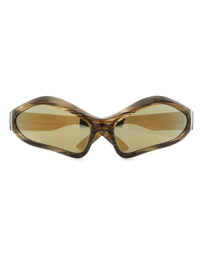 Balenciaga 768054t0007 2681 Hornmirrorbronze Exterior: Acetate Occhiali Da Sole Sunglasses Brown