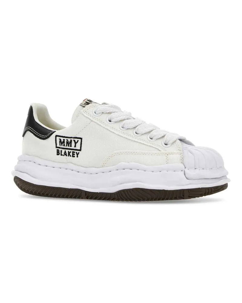 MIHARAYASUHIRO Unisex Ivory Canvas Sneakers White White