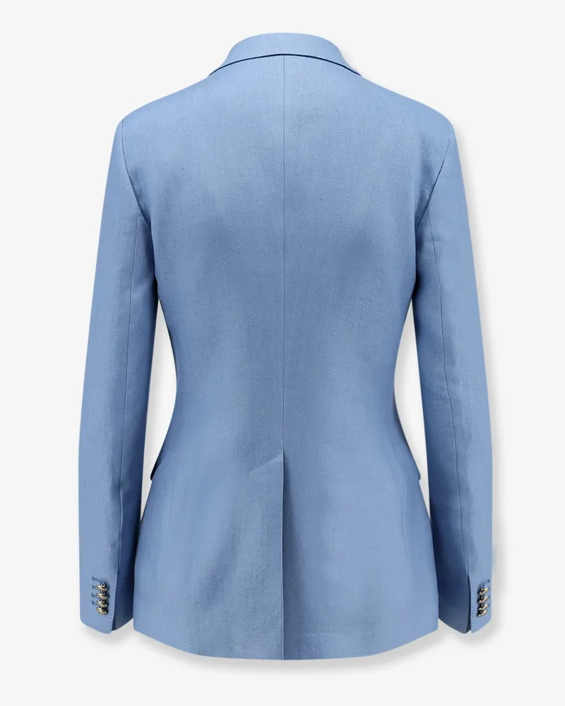Tagliatore Women's Linen Blazer Parigi Blue Blazers Jacket Blue