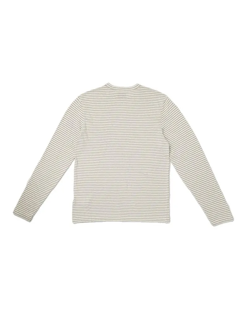 Officine Generale Striped T-Shirt — Gray Gray
